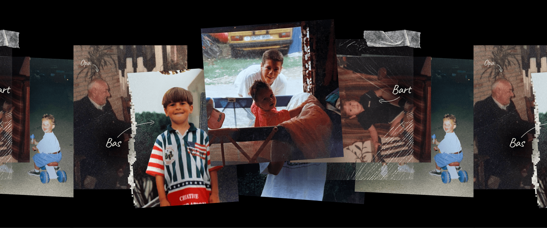 Familiefoto's van Bart en Bas - de roots van Kinsmen Collective
